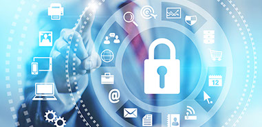 Symbole für IT-Sicherheit